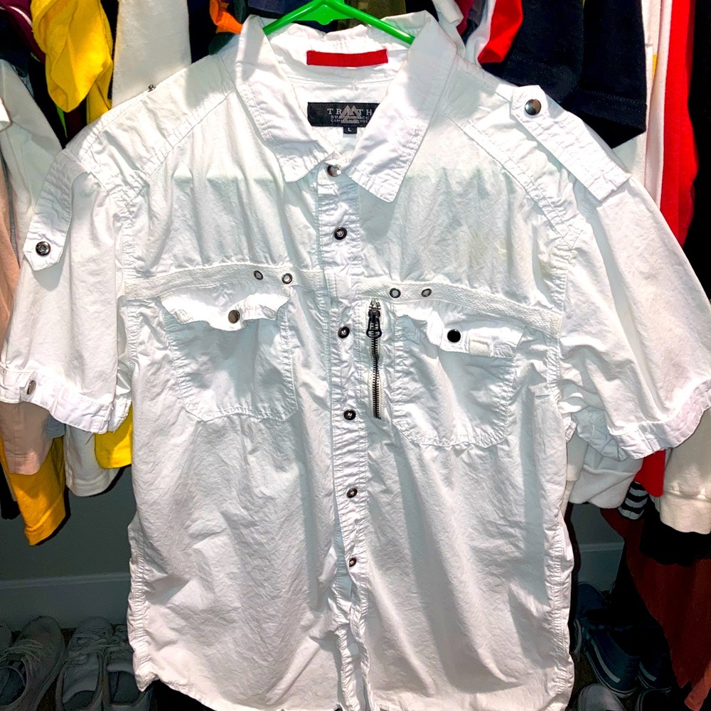 Truth Substance Common Sense button down.